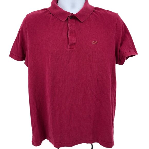 Lacoste Red Polo Shirt | Perfect for Any Occasion - Picture 1 of 5
